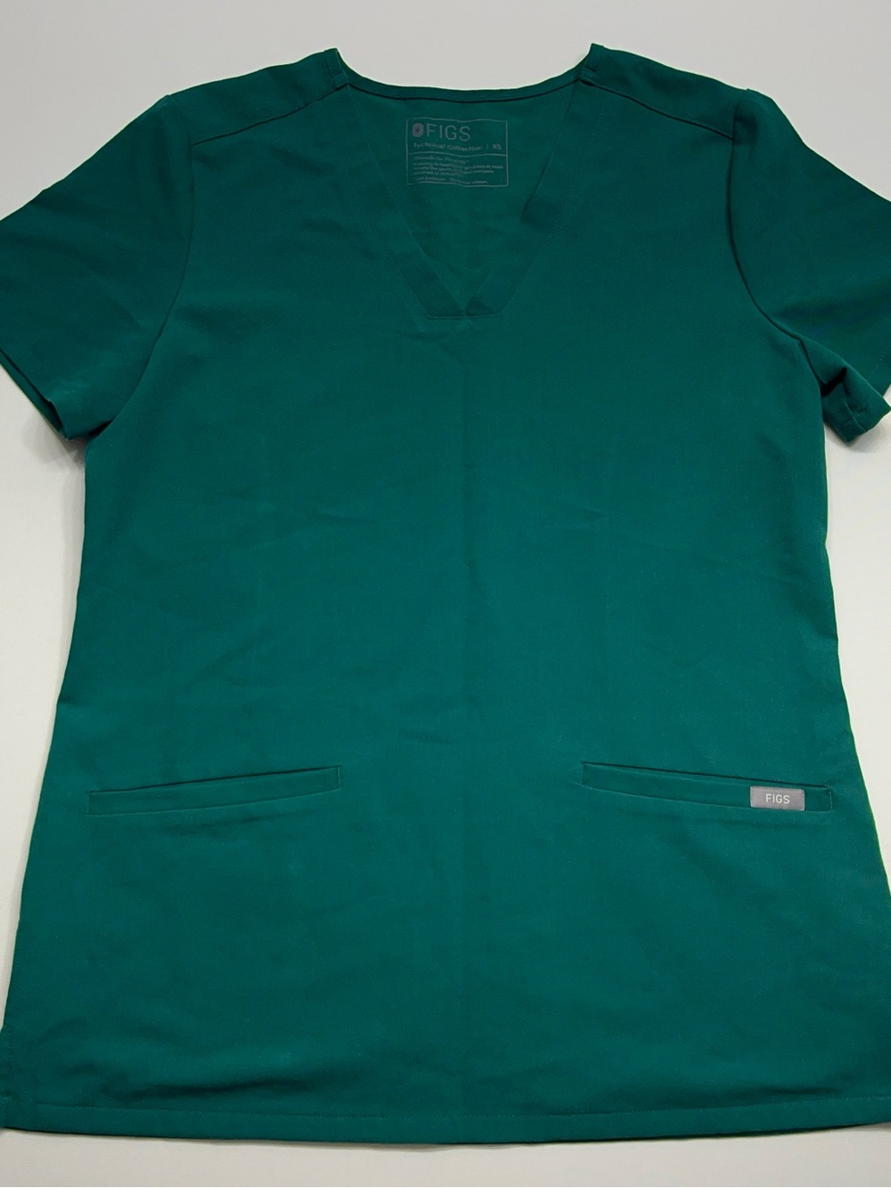 Figs Casma Scrub Top Womens Size XS Green FW1100